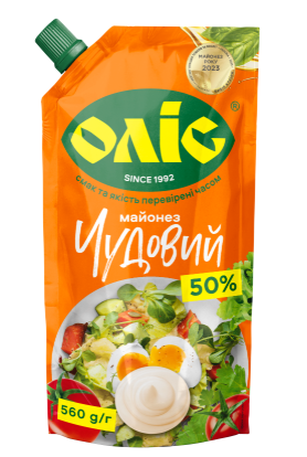 300g OLIS Mayonnaise  „Chudovyi“ 50% Fett // Майонез «Чудовий» 50%