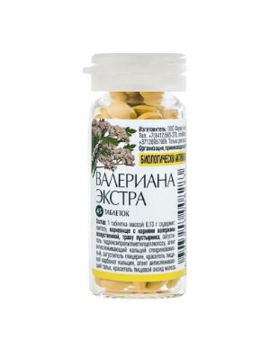 Baldrianextrakt "Ekstra", in Glasflasche, 45 Tab. // Экстракт валерианы, в стекл.бутылке, 45 таблеток