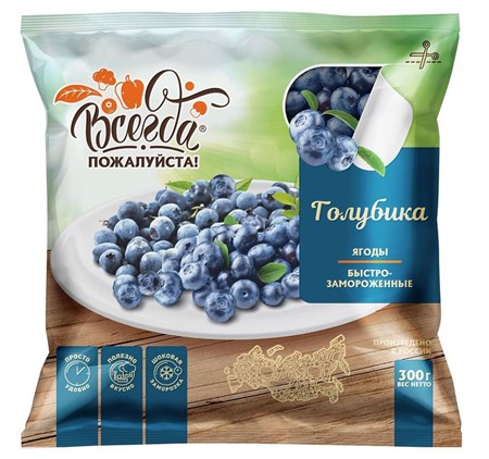300g Immer Gerne! Blaubeeren t/g  // Голубика замороженна