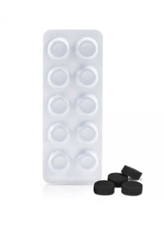 Aktivkohle, 10 Tabl. // Активированный уголь, 10 таблеток.