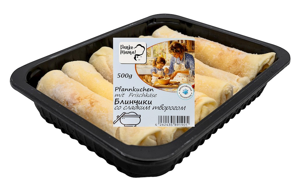 500g Spasibo Mama Pfannkuchen mit Frischkäse // Спасибо Мама Блинчики со сладким творогом