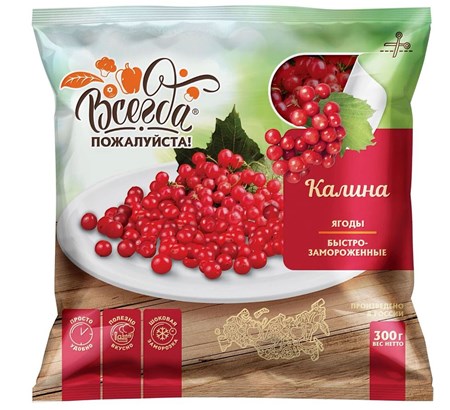 300g Immer Gerne! Drosselbeere t/g  // Калина замороженна 