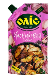 180g OLIS Mayonnaise Knoblauchsauce 30% Fett // Майонезный соус «Чесночный» 30%