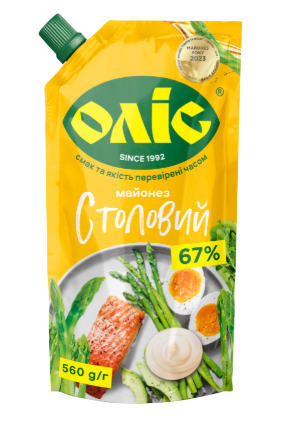 300g OLIS Mayonnaise „Stoloviy“ 67 %Fett   // Олис Майонезный соус «Столовый» 67%