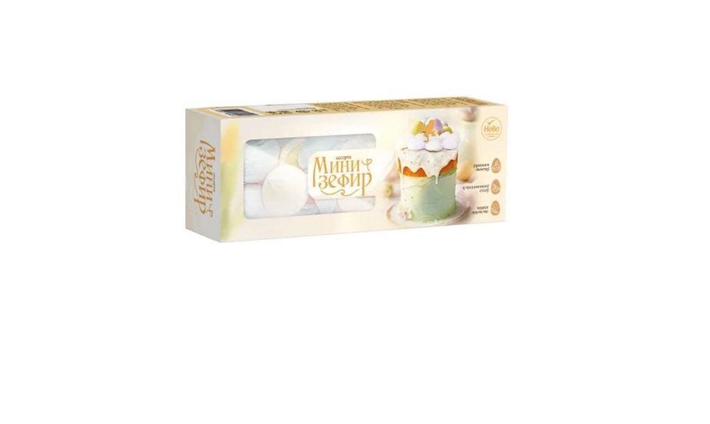 150g Neva Mini Sevir mit Himbeer/Johannisbeer/Vanillegesch // Мини Зефир со вкусом малины, смородины и ароматом ванили