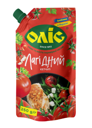 250g OLIS Ketchup “Delicate”   // Олис Кетчуп  "Нежный"