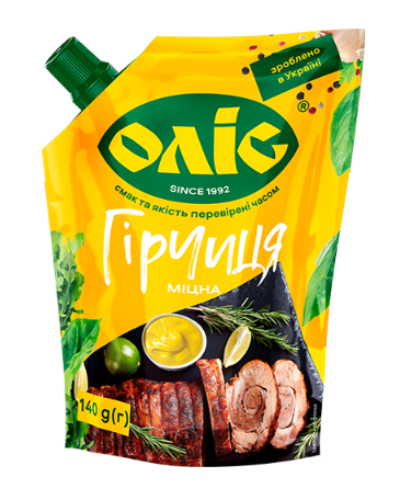140g OLIS Senf „Kräftig“ DP  // Олис Горчица «Крепкая»