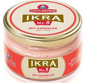 160g SB Capelin-Kaviar (N5) m.Garnelen ger.  // СБ Икра (N5) Мойвы с креветками 