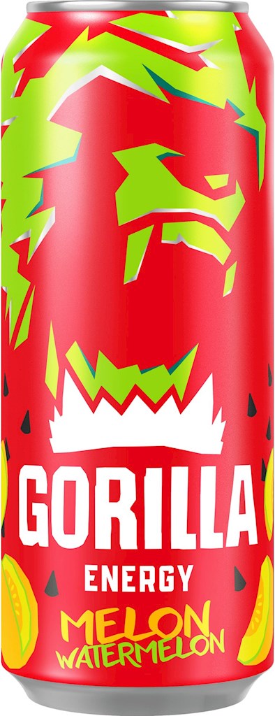 450ml GORILLA Energy Drink Melon Wassermelon // HELL Энергетический напиток Арбуз-дыня