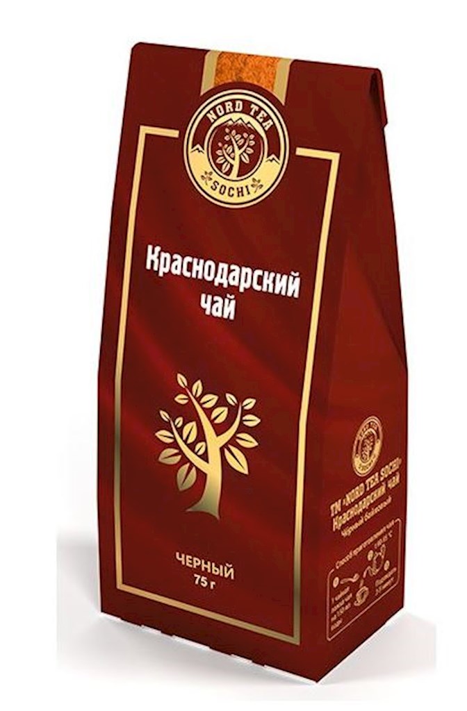 75g KrasnodarGostTee Schwarzer Tee, feinschnitt  //  Черный чай Премиальный