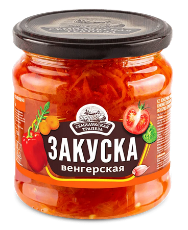 460g Semiluki Letscho Gemüsezubereitung nach ungarische Art Закуска Венгерская