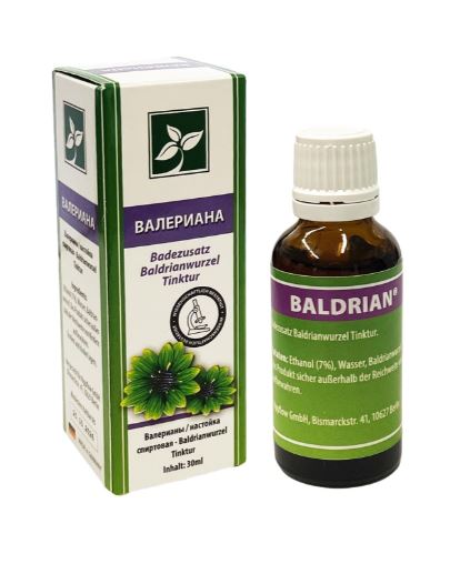 30ml Tinktur mit Baldrian // Настойка с валерианой