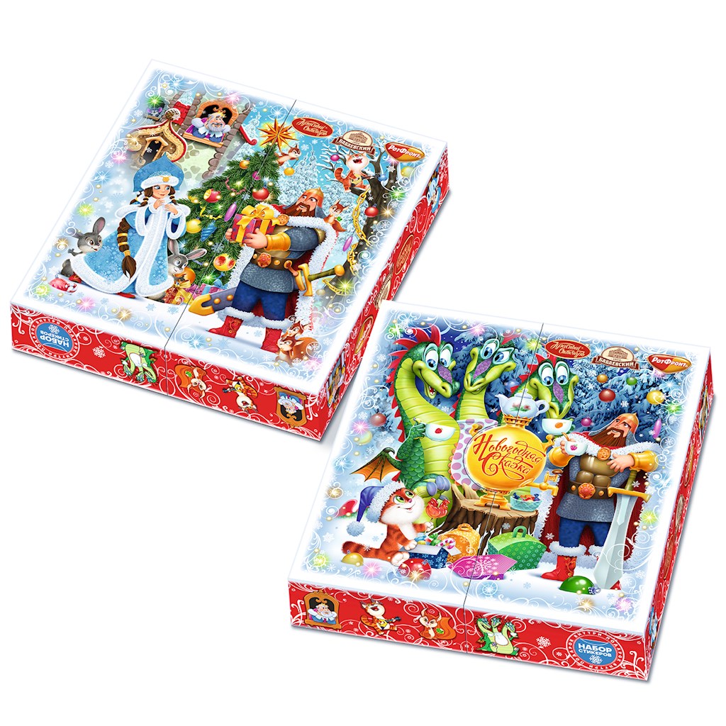 500g OK Pralinenmischung Geschenkset "Winterfrische" // ОК Набор кондитерский подарочный Зимняя Свежесть