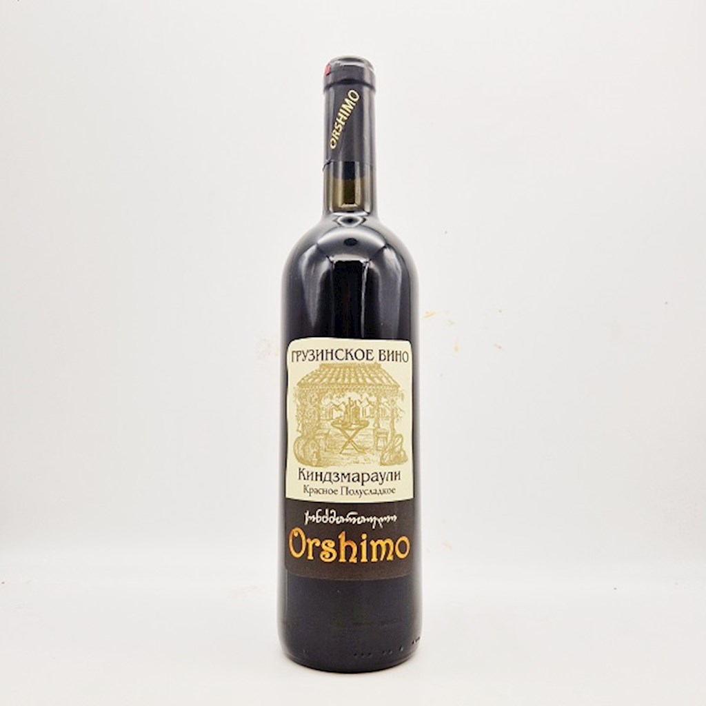 0,75 L Orshimo Wein Kindzmarauli rot lieblich  alc.11% // Вино "Киндзмараули" красное сладкое
