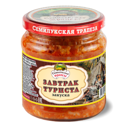 460g Semiluki Touristenfrühstück Kohl mit Reis Семилукская трапеза Завтрак Туриста