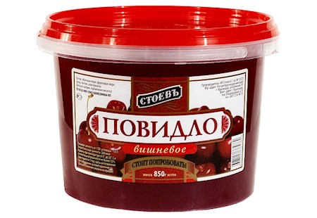 850g Stoev Brotaufstrich aus Kirschgeschmack  // Повидло Вишневое 