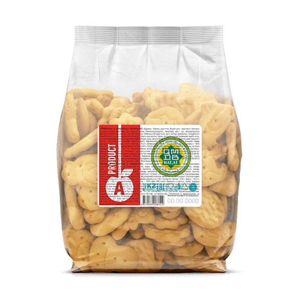 300g A-Product Kekse Halal "Kinderfreunde" // Печенье Ребятам о зверятах