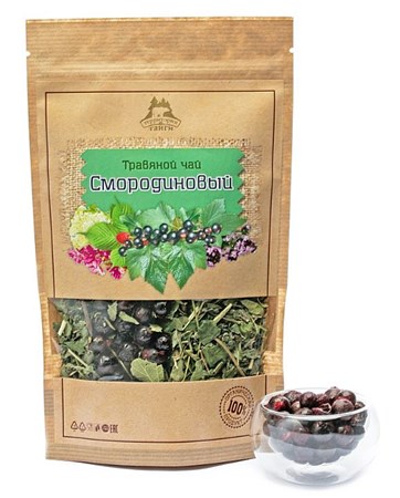 50g Territorija Taigi Aufgussgetränk mit Sch. Johannisbeere // Травяной Чай Смородиновый