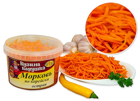 350g Kuz.Kad. Karottensalat scharf // Cалат из моркови острый 