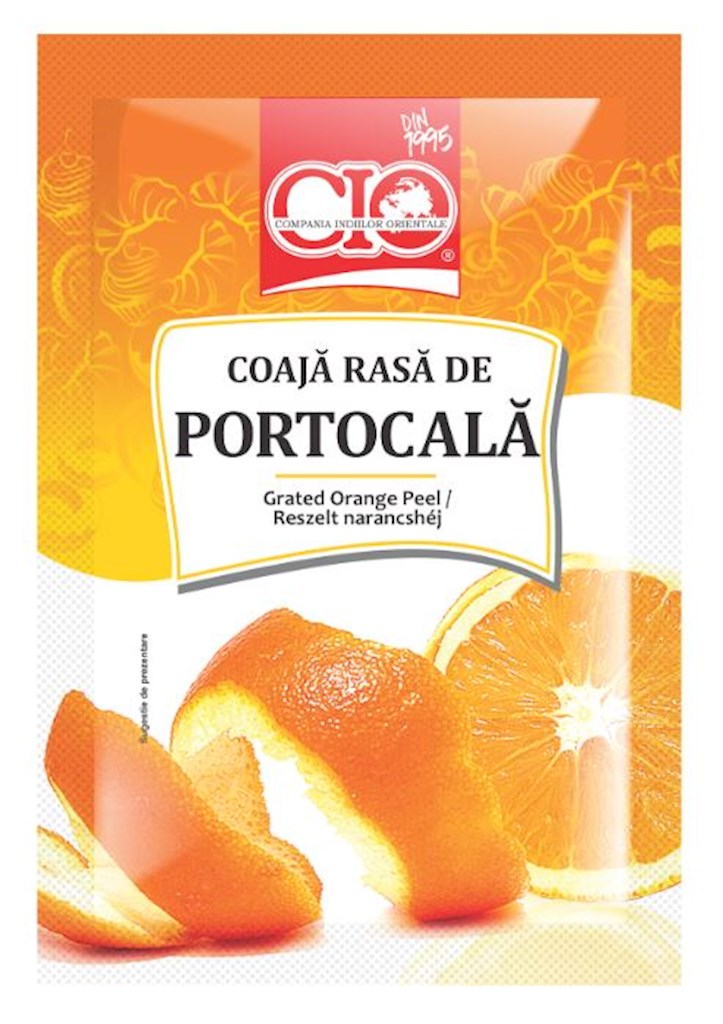 10g (RO) CIO Orangenschale / Coaja rasa de Portocala // Тертая апельсиновая цедра 