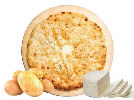 450g Ossetian Fladenbrot Käse/Kartoffel // Осетинский пирог с сыром и картофелем 