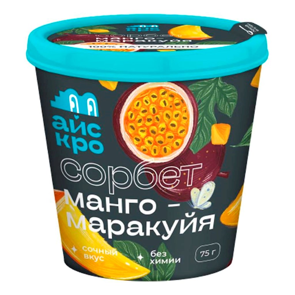 75g ICECRO Fruchte-Sorbet Mango-Passionsfrucht // фруктовый Сорбет манго-маракуйя