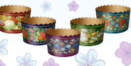 Nasoloda Backform für Osterkuchen D110 5er // Формы для выпечки куличей D110 (5шт)