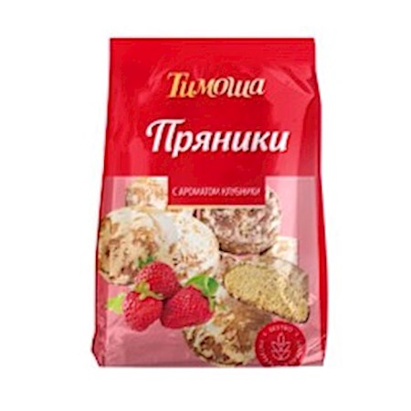 400g Timoscha Prjaniki mit Erdbeergeschmack // Пряники c ароматом Клубники