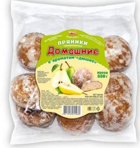 330g BP Prjaniki "Domaschnije" mit Düchesgeschmack //Брестский Пекарь Пряники «Домашние» с ароматом «Дюшес»