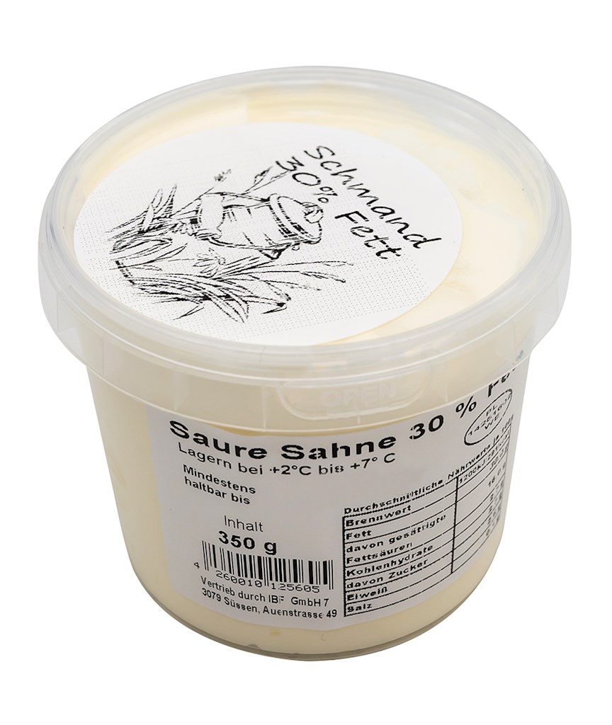 350g Prosto Naturalno Sauerrahm 30%  /Просто Натурально Сметана 30%