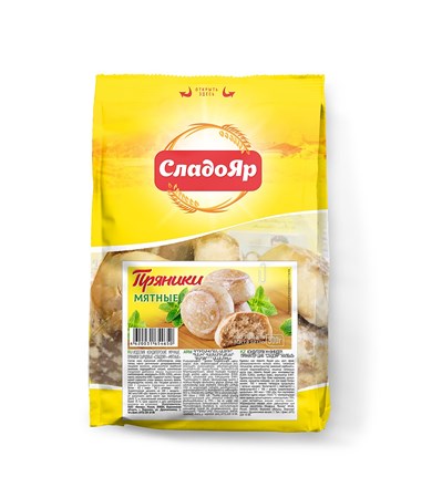 350g Prjaniki mit Minzaroma // СладоЯр Пряники мятные