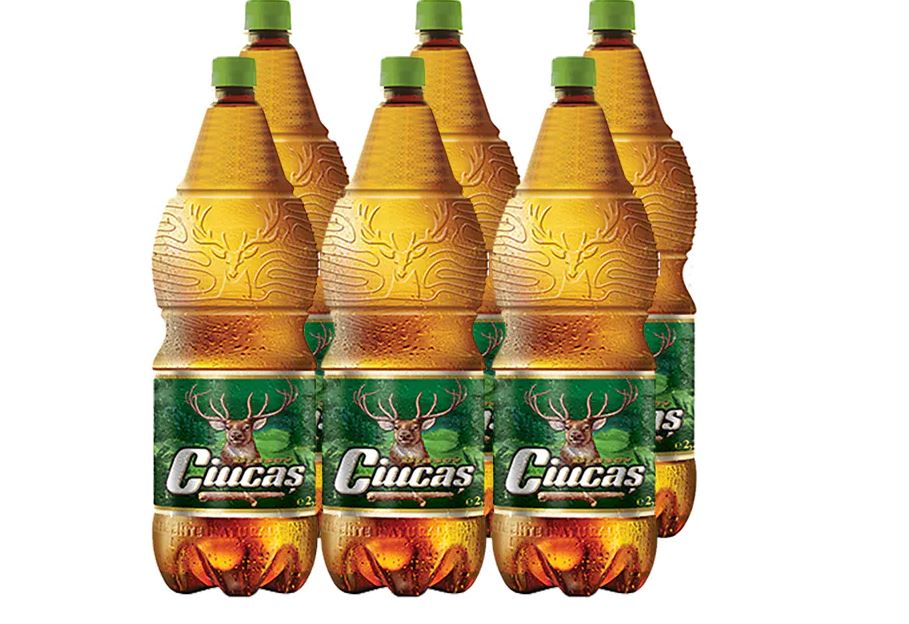 6X2,5L Ciucas Bier hell Alc.4,6% inkl.Pfand Ursus Brauerei Romania ПИВО РУМЫНСКОЕ PIWO BERE