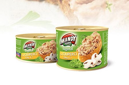 200g Mandy Foods Gemüseaufstrich mPilze /Pate cuiperci // Овощной Паштет с грибами   
