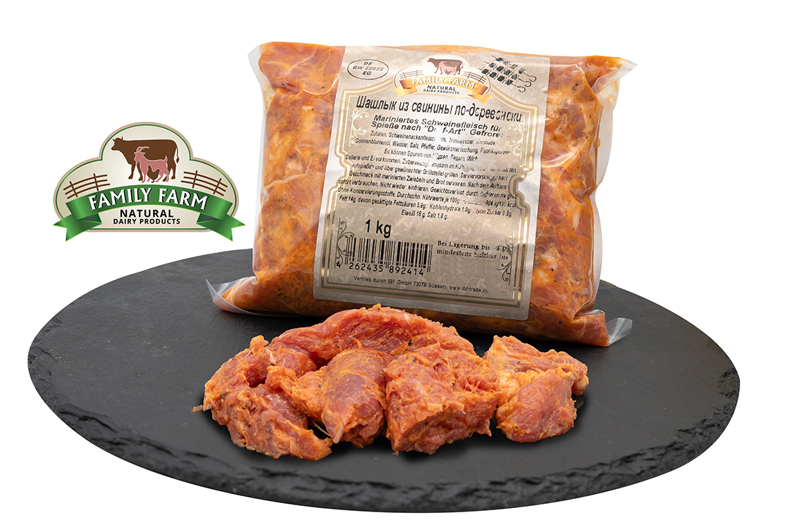 1 kg FF Meat Schaschlik „Dorf- Art" //  Шашлык «по-деревенски»
