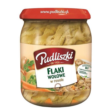 500g Flaki wolowe/Rinderpansen in Brühe // Pudlizki Суп из рубцов