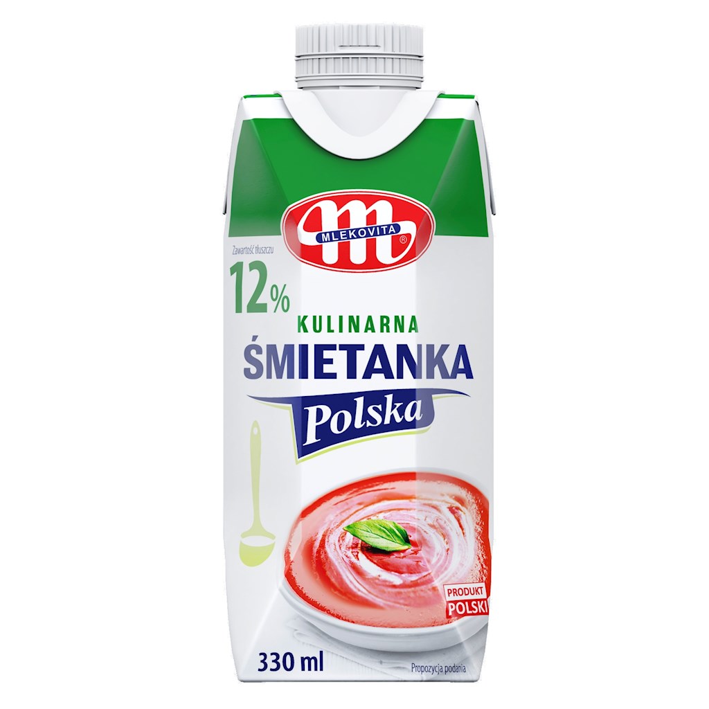 330g Mlekovita Süsse Sahne UHT 12% // Сливки 12%  жирности