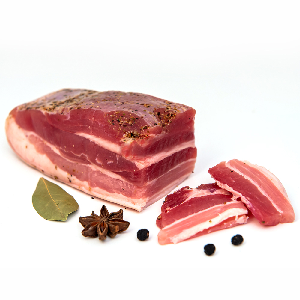 Speck vom Fass "Botchkovoe" ca.300g Mildgesalzen