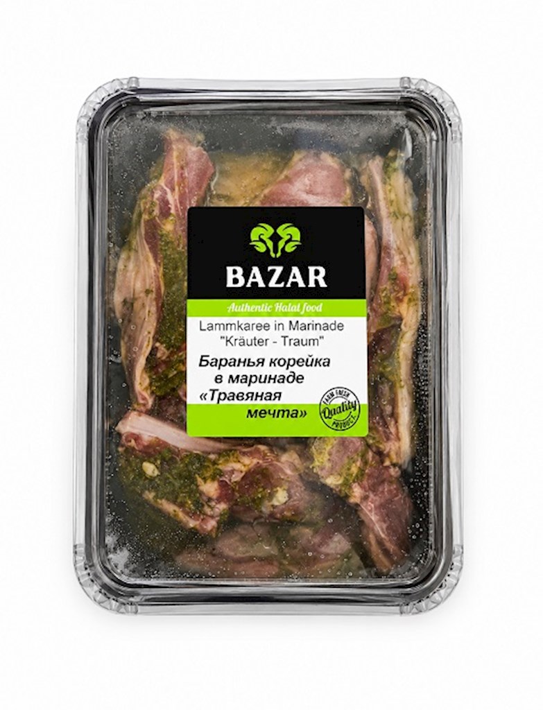 500g Bazar Lammkaree gewürzt "Kräuter Traum" // Бараныя Корейка в  маринаде Трявяная Мечта»
