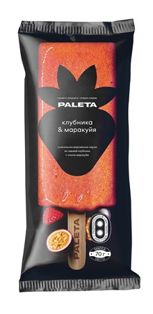 70g Paleta Eis-Dessert Erdbeer-Maracuja // Десерт замороженный "Испанская клубника с маракуйе