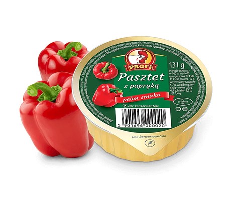 131g Profi Geflügelpastete mit Paprika // Паштет Куриный с Паприкой 