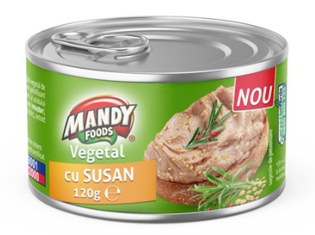120g Mandy Foods Gemüseaufstrich m Sesam/Pate susan // Овощной Паштет с кунжутом