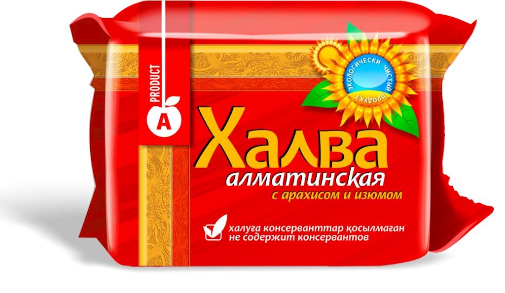 275g A-Product SB-Halva, Almaty Erdnüsse und Rosinen // Халва Алматинская с арахисом и изюмом