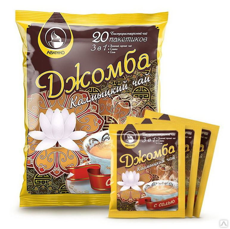 240g Jomba kalmükischer Tee mit Sahne und Salz 20 Beutel löslich Teemischung