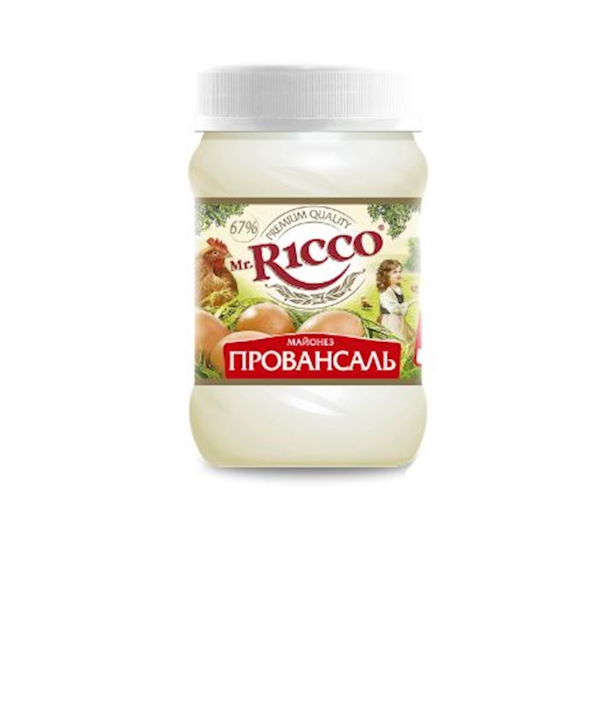 800g Mr.Ricco Mayonnaise mit Olivenöl 67% Fett  // Майонез Оливковый 67% 