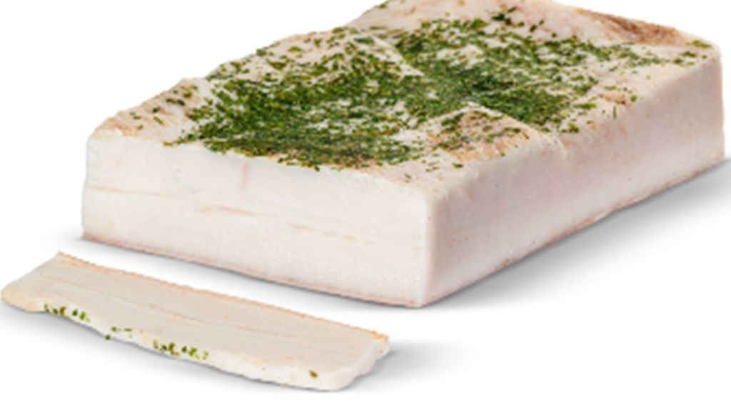 Bogodukhivsky Speck mit Petersilie ca. 600g // Сало с петрушкой ca. 600g