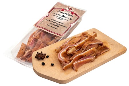 150g Schweineohren zum Bier mit Pfeffer // Ушки Пивные Радости свиные копченые с перцем
