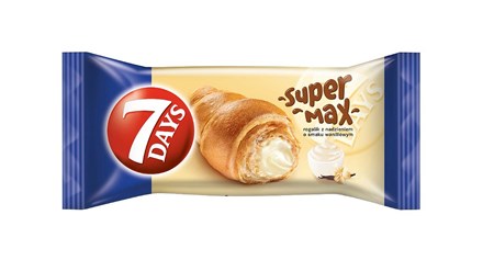 110g 7 Days Super Max Croissant Vanille // Круассан с  ванилью 