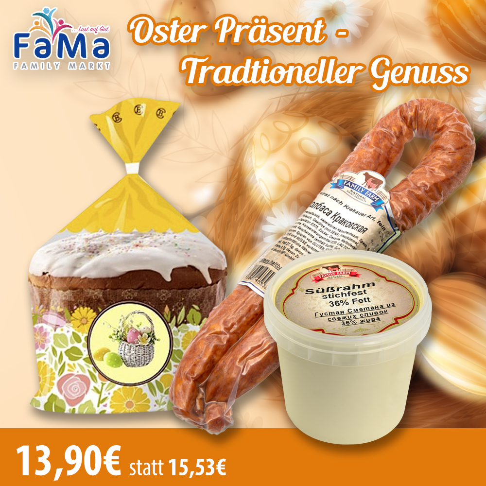 Oster Präsent No 5 -  Tradtioneller Genuss  // Пасхальный подарок № 5 - традиционная поблажка