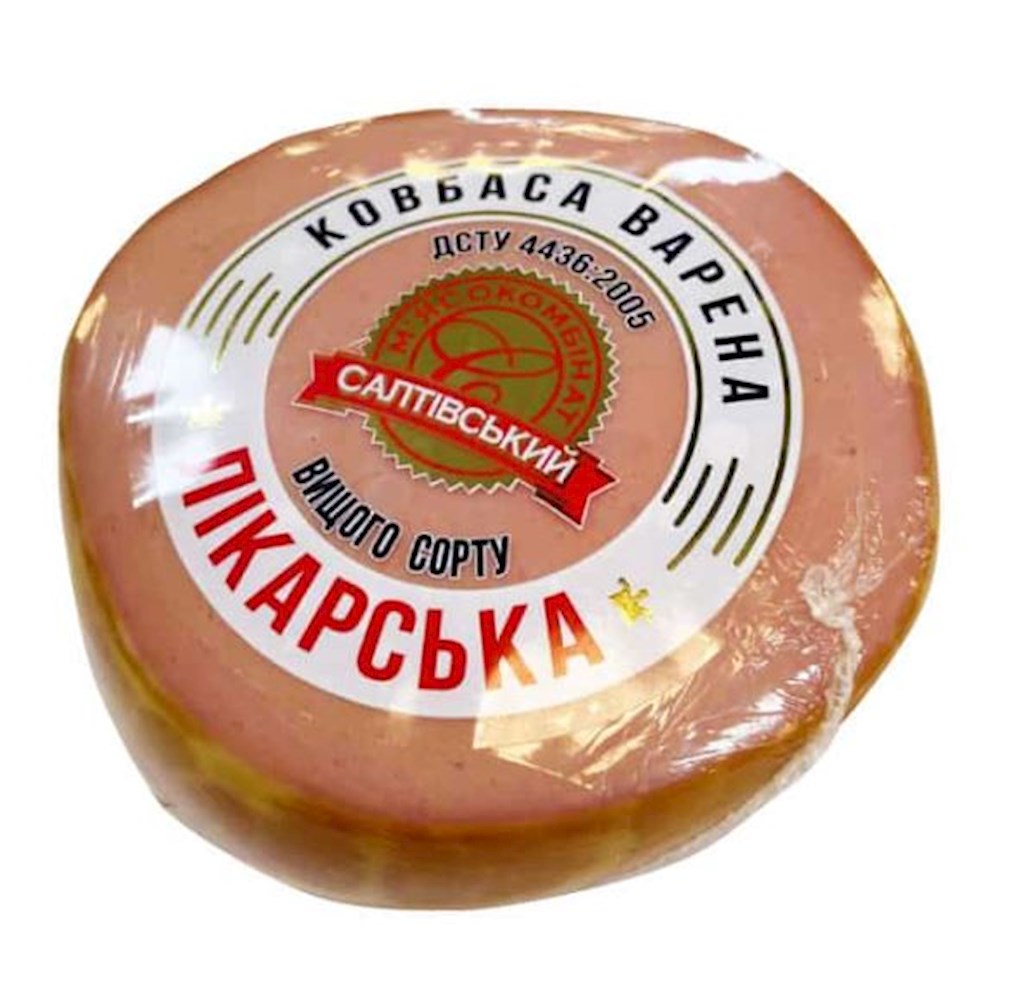 Bogodukhivsky (Saltov) Brühwurst Likarska ca.800g // Колбаса Лікарська  