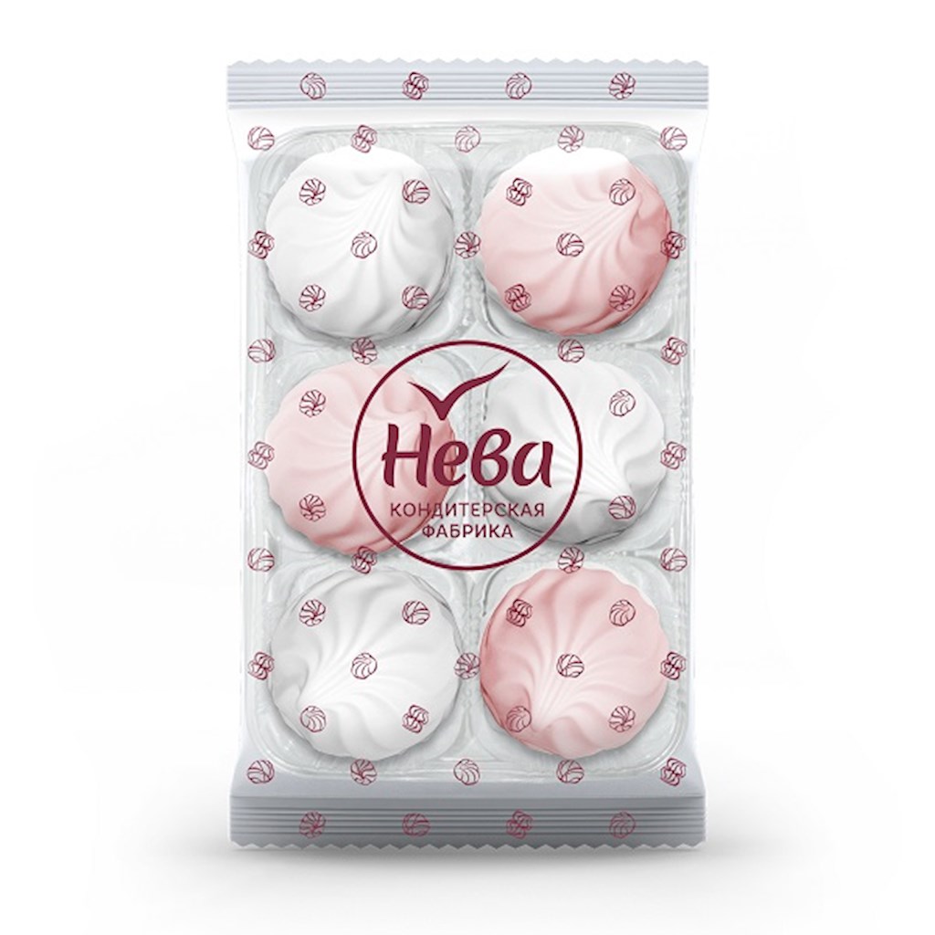 315g Neva Sevir Weiß-Rosa  // Зефир  бело-розовый